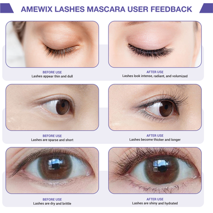 Amewix™ ProCurl Mascara - High Elastic Brush, Long-Lasting, Nourishing Formula